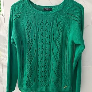 COPY - ANSELMI es est 1984 women’s sweater green knit long sleeve Sz medium